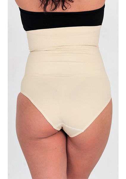 Ayarlanabilir Ağraflı S-M-L-XL-2XL Beden Yüksek Bel Kadın Slip Korse