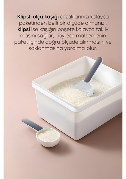 Klipsli Ölçü Kaşığı