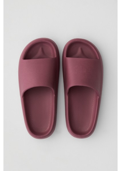 Biatriz Vişne Eva Platform Günlük Plaj Yazlık Terlik