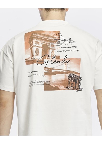 Arkası ve Önü Baskılı Oversize Tişört indirimleri