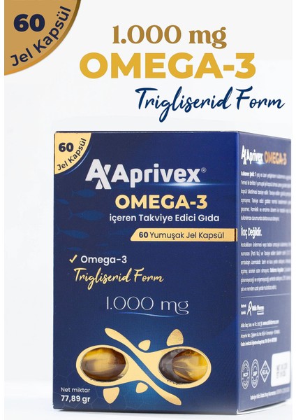 Omega3 Trigliserit 60 Yumuşak Kapsül