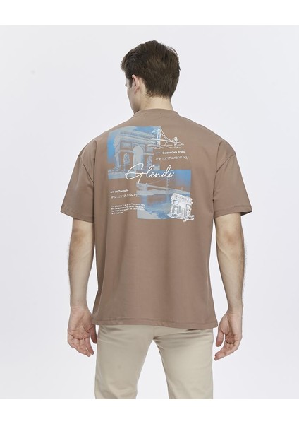 Arkası ve Önü Baskılı Oversize Tişört indirimleri