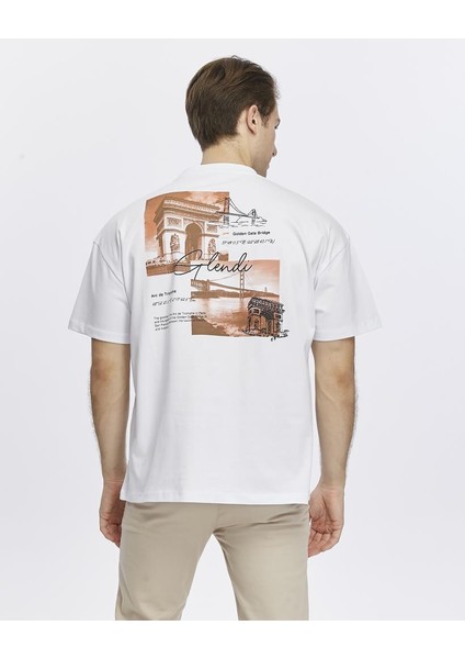 Arkası ve Önü Baskılı Oversize Tişört fırsatları