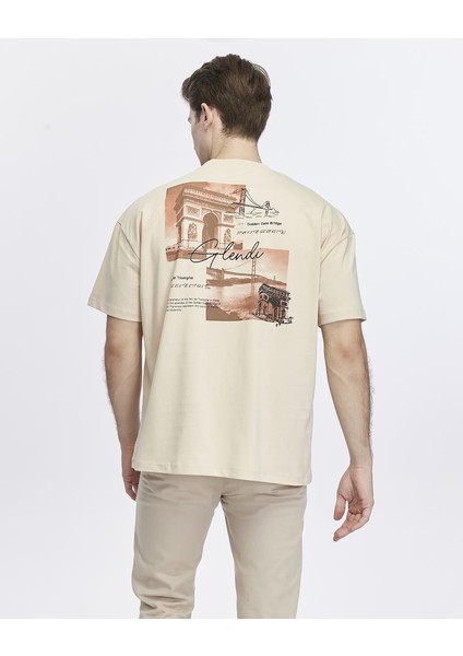 Arkası ve Önü Baskılı Oversize Tişört indirimleri