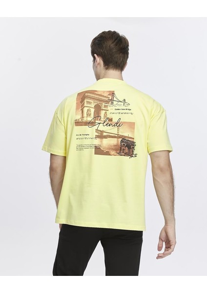 Arkası ve Önü Baskılı Oversize Tişört fırsatları