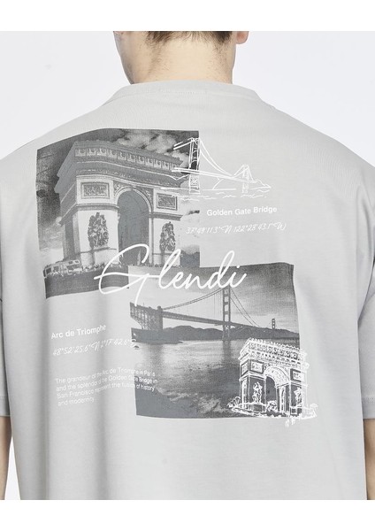 Arkası ve Önü Baskılı Oversize Tişört indirimleri