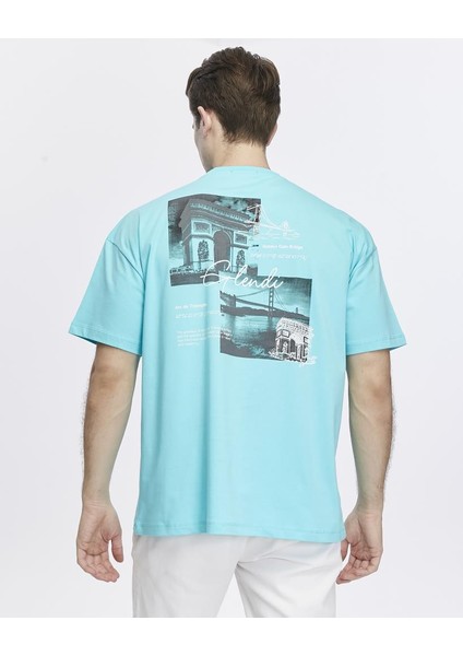 Arkası ve Önü Baskılı Oversize Tişört indirimleri