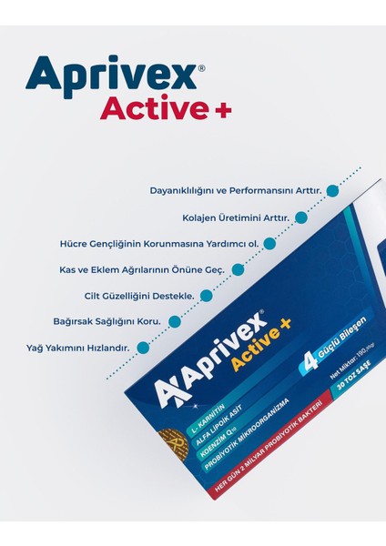 Actıve Plus (Coenzym Q10, L-Carnitin, Alfa Lipoik Asit)