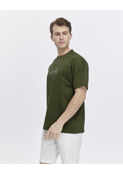 Arkası ve Önü Baskılı Oversize Tişört modelleri