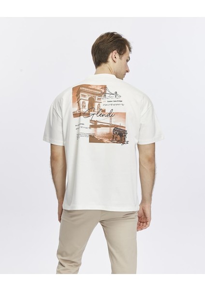 Arkası ve Önü Baskılı Oversize Tişört fırsatları