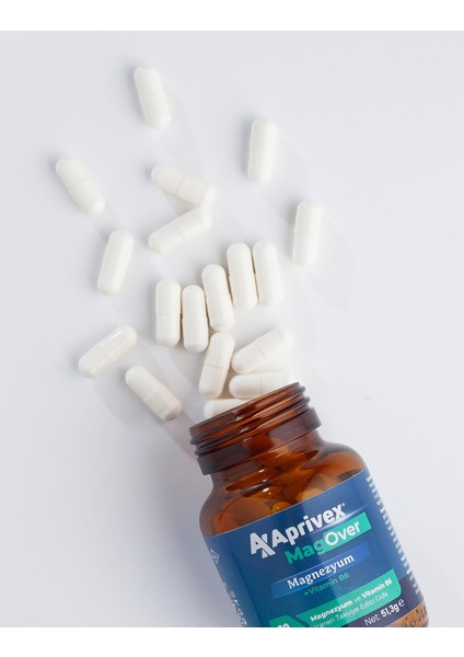 Magover Magnezyum 5 Li Etki 60 Tablet Vitamin B6 modelleri