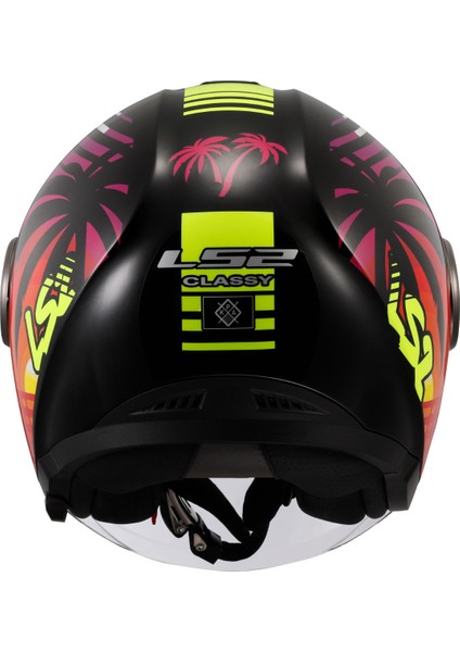 Classy Palm Siyah Kask