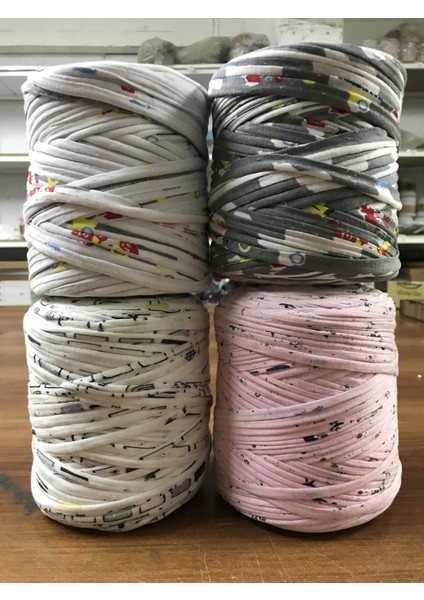 Penye Ip - Penye Fidan Bağlama Ipi - Kumaş Fidan Bağlama Ipi (4 x 600 Gr) Toplam 2400 gr