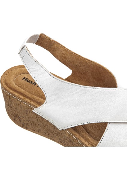 Hush Puppies Aina Anatomik Taban Deri Kadın Sandalet modelleri