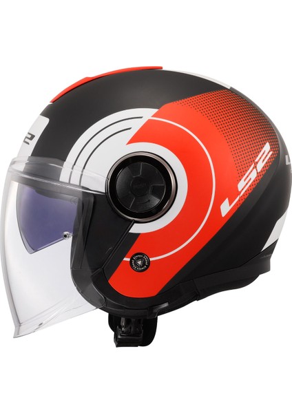 Classy Dısko Mat Siyah-Kırmızı-Beyaz Kask fırsatları