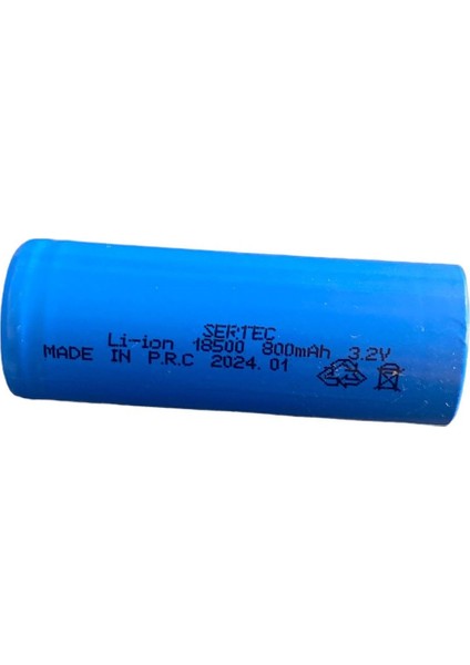 Batarya Ifr 18500 3,2V 800MAH