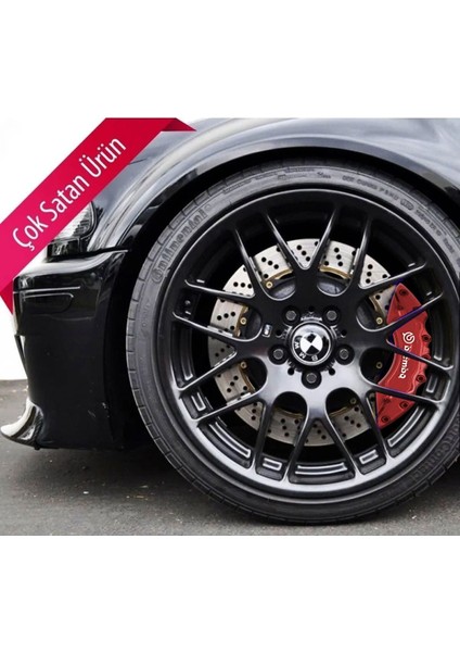 Mini Cooper Uyumlu Brembo Kırmızı Kaliper Kapağı 4 Parça Ön Arka Set