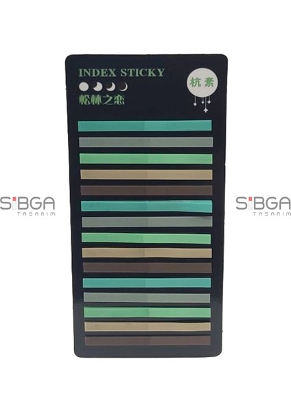 Ince Şerit Şeffaf Renkli Postit Post-It Post It. Kitap Ayracı Ayraç Postit Sticker 300 Yaprak