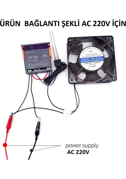 STC-3029 220V-10A Toprak Nem Kontrol Cihazı modelleri