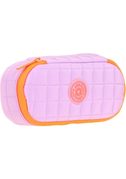 Lila Turuncu Kız Çocuk Kalem Çantası