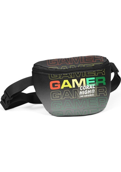 Beşli Ilkokul/ortaokul Çanta Seti - Siyah Gri Gamer - Erkek Çocuk