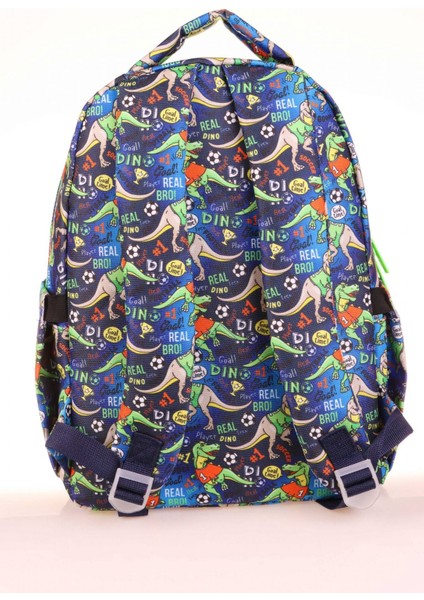 Kids Yeşil Mavi Dinazor Erkek Çocuk Okul Sırt Çantası fiyatları