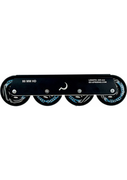Fsk Hd 4X80MM Black Complete Agresif Paten Frame M
