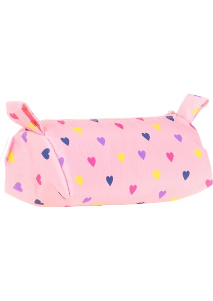 Pembe Kalp Hey Gir Kız Çocuk Kalem Çantası