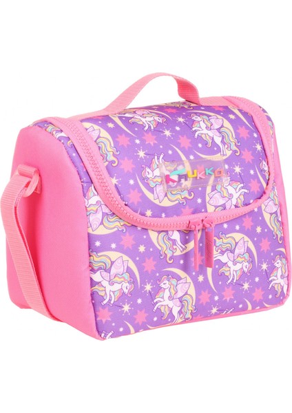Kids Isı Yalıtımlı Kız Çocuk Mor Unicorn Beslenme Çantası