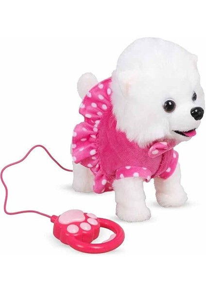 Pilli Sesli Yürüyen Sevimli Köpek Puffy