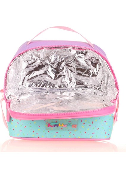 Yeşil Pembe Sevimli Kedi Üçlü Ilkokul Okul Çanta Seti - Kız Çocuk modelleri