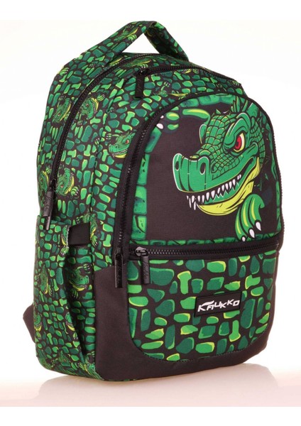 Kids Yeşil Ejderha Erkek Çocuk Okul Sırt Çantası