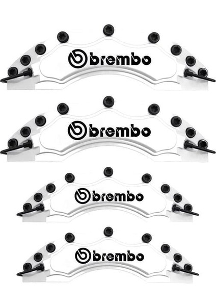 Rover 420 Uyumlu Brembo Beyaz Kaliper Kapağı 4 Parça Ön Arka Set