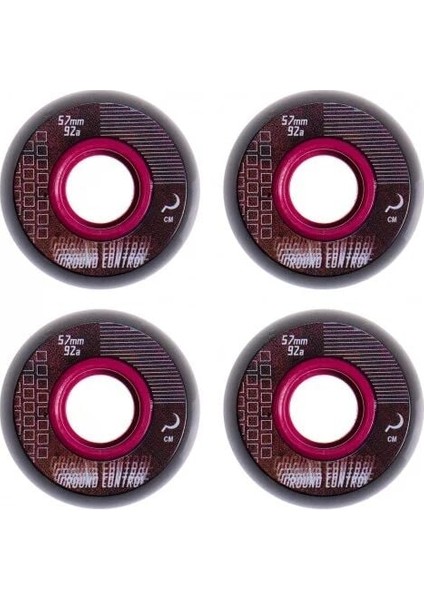 cm Earth Black 57MM/92A 4'lü Agresif Paten Tekerleği