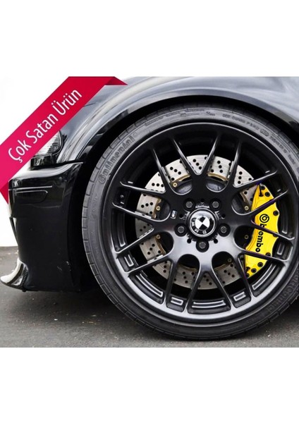 Toyota Auris Uyumlu Brembo Sarı Kaliper Kapağı 4 Parça Ön Arka Set
