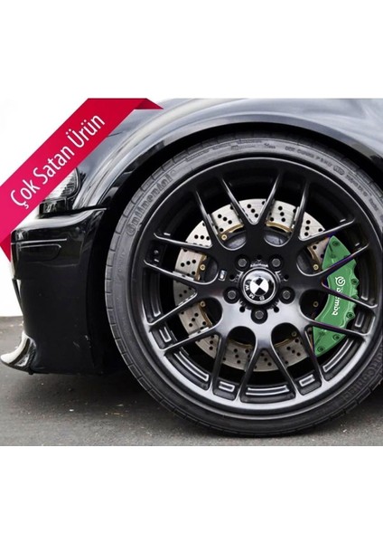 Seat Toledo Uyumlu Brembo Yeşil Kaliper Kapağı 4 Parça Ön Arka Set