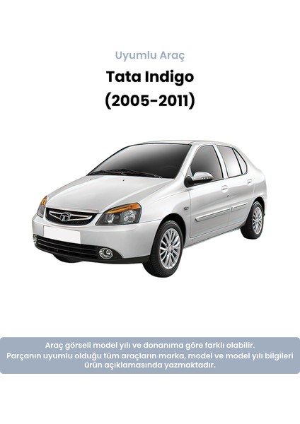 Tata Indigo Sol Arka El Fren Teli (2005-2011) Hindistan Muadil