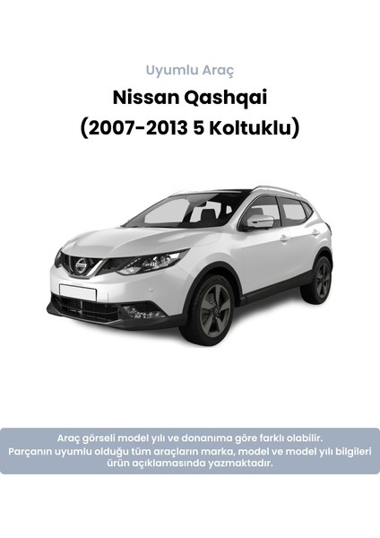 Nissan Qashqai Sağ Arka El Fren Teli (2007-2013 5 Koltuklu) Çin Muadil