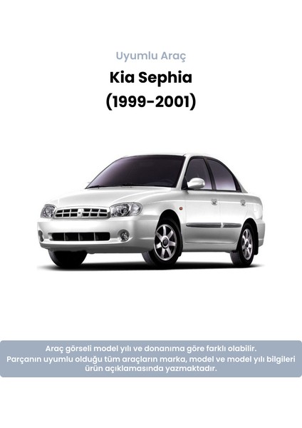 Kia Sephia Abs'li/diskli Sol Arka El Fren Teli (1999-2001) Kore Muadil