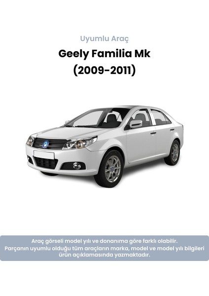 Geely Familia Mk Sağ Arka El Fren Teli (2009-2011) Çin Muadil