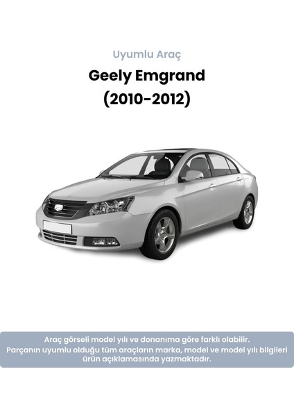 Parça Ofisi Geely Emgrand Sol Arka El Fren Teli (2010-2012) Çin Muadil