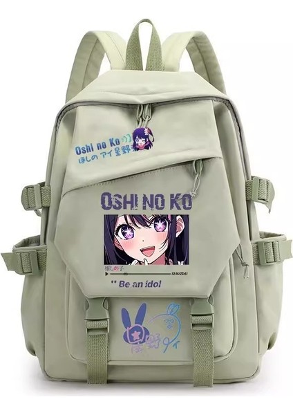 Kawaii Sırt Çantası Sevimli Karikatür Anime Genç Kızlar Için Naylon Okul Çantası Seyahat Çantası (Yurt Dışından)