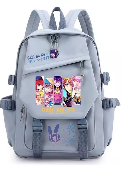Kawaii Sırt Çantası Sevimli Karikatür Anime Genç Kızlar Için Naylon Okul Çantası Seyahat Çantası (Yurt Dışından)