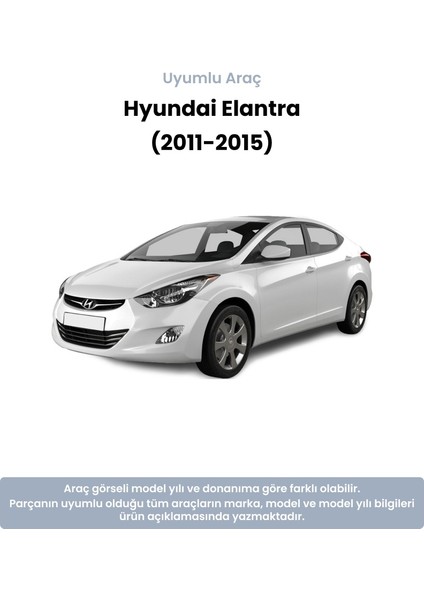 Hyundai Elantra Diskli Sol Arka El Fren Teli (2011-2015) Mobis