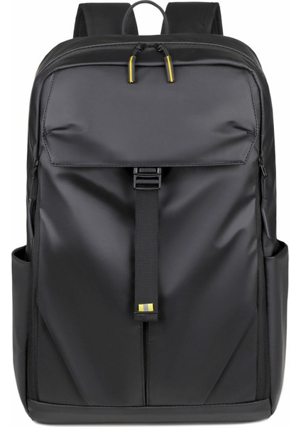 Erkekler Su Geçirmez Dizüstü Sırt Çantası Dayanıklı Anti Hırsızlık Seyahat Sırt Çantası Şık Moda Iş Çantası Zip Gri (Yurt Dışından)