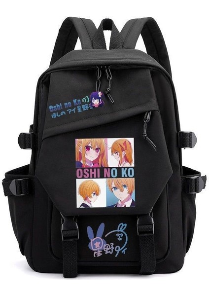 Kawaii Sırt Çantası Sevimli Karikatür Anime Genç Kızlar Için Naylon Okul Çantası Seyahat Çantası (Yurt Dışından)