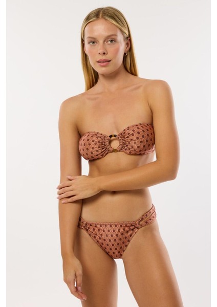 4604 Bronz Simli Straplez Bikini Takımı fiyatları