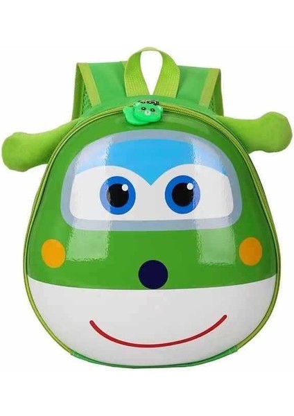 Karikatür Çanta Bebek Sevimli Çanta Sırt Çantası Erkek Kız Çocuk Anaokulu-Yeşil Kanatlar (Yurt Dışından)