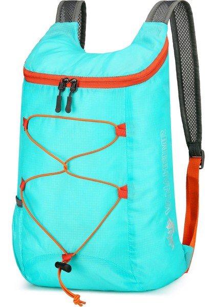 Ultra Hafif Sırt Çantası Katlanabilir Unisex Açık Sırt Çantası Yürüyüş Seyahat Bisiklet Tırmanma Kamp (Yurt Dışından)