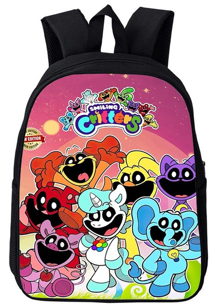 Oyun Gülümseyen Critters Sırt Çantası Çocuklar Için Anaokulu Okul Çantalarını 12 Inç Çocuk Okul Çantaları Erkek Kız Anime Sırt Çantası Mochila (Yurt Dışından)
